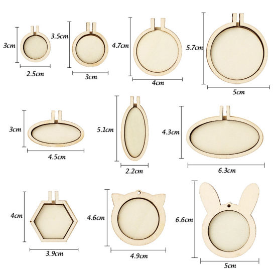 Picture of Wood Embroidery Hoop Natural