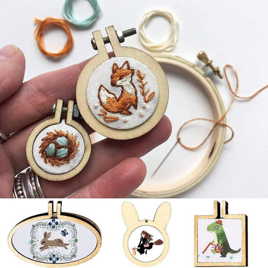 Picture of Wood Embroidery Hoop Natural