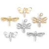 Imagen de Latón Insecto Colgantes Charms Oro Real Chapado 2 Unidades