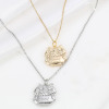 Picture of Brass Charms Real Gold Plated Owl Animal Airplane