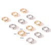Imagen de Latón Protectores del Alambre Ronda Oro Real Chapado 5.2mm x 5mm, 10 Unidades