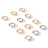 Imagen de Latón Protectores del Alambre Ronda Oro Real Chapado 5.2mm x 5mm, 10 Unidades