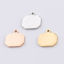 Immagine di 304 Acciaio Inossidabile Etichette di Stampaggio Vuote Charms Rettangolo Lucidatura a Specchio 18mm x 16mm , 2 Pz
