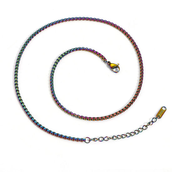 Immagine di 304 Acciaio Inossidabile Rollo Catena Collana 40cm Lunghezza, 1 Pz