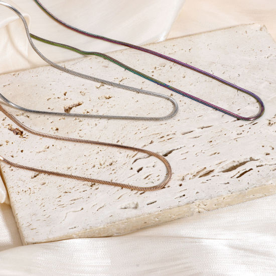 Immagine di 304 Acciaio Inossidabile Catena di Serpente Collana 40cm Lunghezza, 1 Pz