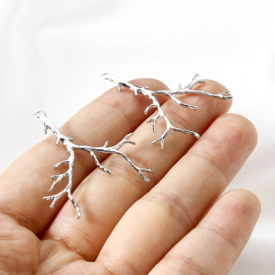 Picture of Brass Pendants Real Gold Plated Branch 3.4cm x 3cm