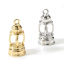 Immagine di Ottone Charms Lampada da Tavolo Vero Oro Placcato 3D 16mm x 8mm, 2 Pz