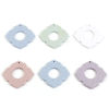 Picture of Polymer Clay Geometry Series Pendants Rhombus Multicolor Flower 4.1cm x 4.1cm