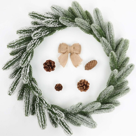Artificial Flower Pine Needles Green