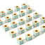 Imagen de Latón Sencillo Cuentas para la Fabricación de Joyas con Dijes de Bricolaje 18K Oro Real Chapado Multicolor Cubo Mayúscula Letra Mensaje " A-Z " Esmalte 1 Unidad