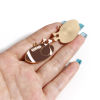 Picture of Zinc Based Alloy Sport Charms Gold Plated Multicolor Football Enamel