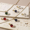 Imagen de 2 Unidades Enchapado al Vacío 304 Acero Inoxidable Colgantes Charms Ronda Chapado en Oro de 18K 17mm x 8mm