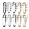Picture of 304 Stainless Steel Safety Pin Brooches Multicolor
