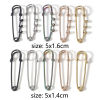 Picture of 304 Stainless Steel Safety Pin Brooches Multicolor