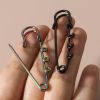 Picture of 304 Stainless Steel Safety Pin Brooches Multicolor