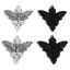 Immagine di Lega di Zinco Halloween Ciondoli Multicolore Falena Cranio 4.9cm x 4.8cm, 10 Pz