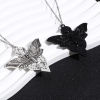 Picture of Zinc Based Alloy Halloween Pendants Multicolor Moth Skull 4.9cm x 4.8cm