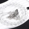 Picture of Zinc Based Alloy Halloween Pendants Multicolor Moth Skull 4.9cm x 4.8cm