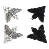 Picture of Zinc Based Alloy Halloween Pendants Multicolor Moth Skull 4.9cm x 4.8cm