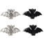 Picture of Zinc Based Alloy Halloween Pendants Multicolor Halloween Bat Animal 4cm x 2.6cm