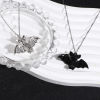 Picture of Zinc Based Alloy Halloween Pendants Multicolor Halloween Bat Animal 4cm x 2.6cm