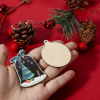 Picture of Natural Wood Christmas Pendants Multicolor