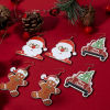 Picture of Natural Wood Christmas Pendants Multicolor