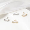 Imagen de Concha + Latón Colgantes Charms Oro Real Chapado 1 Unidad