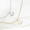 Imagen de Concha + Latón Colgantes Charms Oro Real Chapado 1 Unidad