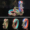 真鍮 ビーズ ペンダント チャーム DIY 手作り ハンドメイド ジュエリー アクセサリーを作る 多色 オオカミ ドラゴン 3D 1 個 の画像