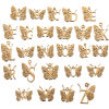 Imagen de 304 Acero Inoxidable Colgantes Charms Mariposa 2 Unidades