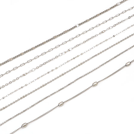 304 Acciaio Inossidabile Tono Argento 1 Rotolo (Circa 5 M/Rotolo)