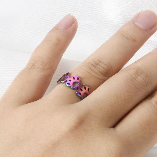 Picture of 304 Stainless Steel Open Adjustable Rings 16.9mm(US Size 6.5)