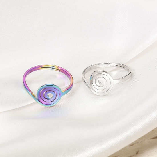 Picture of 304 Stainless Steel Open Adjustable Rings 16.9mm(US Size 6.5)