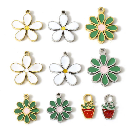 Picture of 304 Stainless Steel Flora Collection Charms