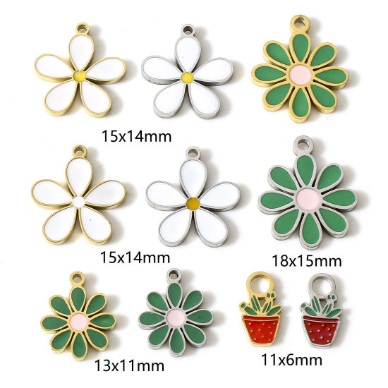 Picture of 304 Stainless Steel Flora Collection Charms