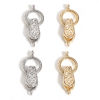 Picture of Brass Magnetic Clasps Coffin Carved Pattern Multicolor