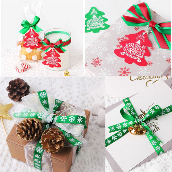 Picture of Polyester Christmas Satin Ribbon Multicolor