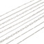 Image de ChaînesAccessoires pour la Fabrication de Bijoux Faits à la Main en 304 Acier Inoxydable Argent Mat 1 Rouleau (Env. 5 M/Rouleau)