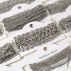 Picture of 304 Stainless Steel Link Chain For Handmade DIY Jewelry Making Findings Silver Tone 1 Roll (Approx 3 M/Roll)