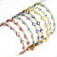 Picture of 304 Stainless Steel Religious Handmade Link Chain Bracelets Gold Plated Rhombus Evil Eye With Lobster Claw Clasp And Extender Chain 16.5cm(6 4/8") long