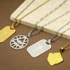 Picture of 304 Stainless Steel Religious Pendants Multicolor Dream Catcher Hamsa Symbol Hand