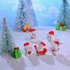 Bild von Harz Niedlich Mikrolandschafts-Miniaturdekoration Bunt Weihnachten Schneemann 1 Stück