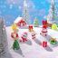 Bild von Harz Niedlich Mikrolandschafts-Miniaturdekoration Bunt Weihnachten 1 Stück