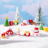 Picture of Resin Cute Micro Landscape Miniature Home Decoration Multicolor Christmas