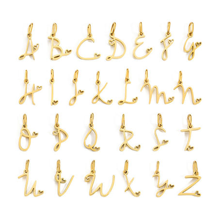 304 Acciaio Inossidabile Charms Cuore Con Anello 10mm Dia., 2 Pz