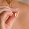Picture of 304 Stainless Steel Charms Heart With Jump Ring 10mm Dia.
