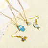 Picture of 316 Stainless Steel Charms Multicolor Shell Fish Enamel