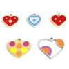 2 個 316ステンレス鋼 バレンタイン・デー チャーム エナメル の画像