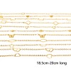 Picture of 304 Stainless Steel Link Cable Chain Bracelets Gold Plated Tassel